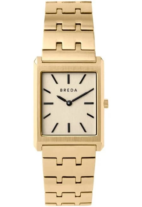 BREDA Men's Virgil 18k Gold-Plated Stainless Steel Bracelet Watch