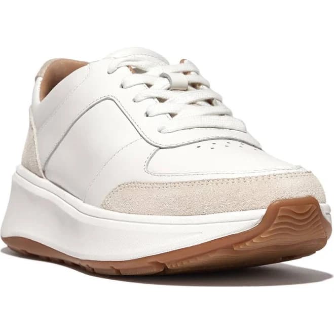 Fitflop Women's Leather/Suede Flatform Sneakers