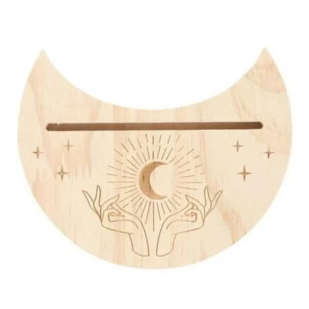 Tangled Roots Bless Stories Natural Mystical Hands Crescent Moon Tarot Card Stand