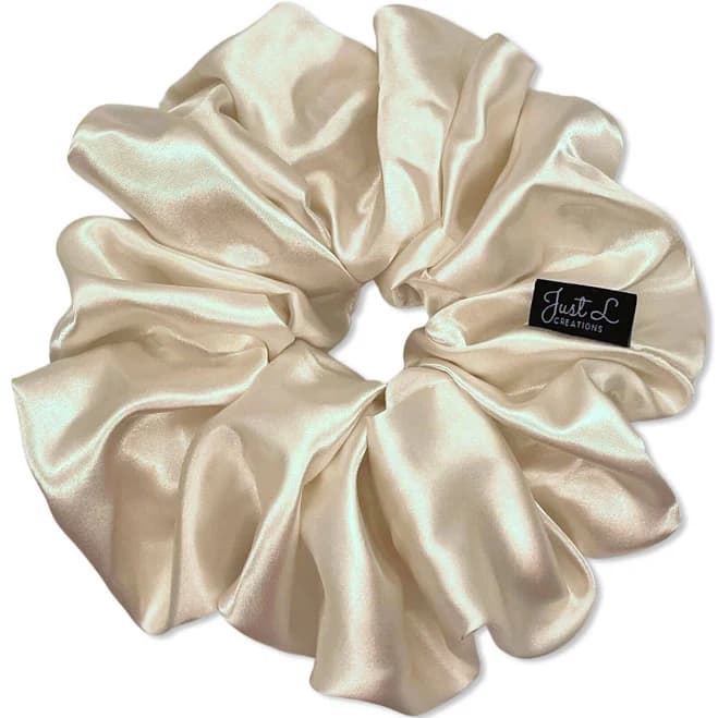 Handmade Satin Silk Oversized Scrunchie Hair Tie