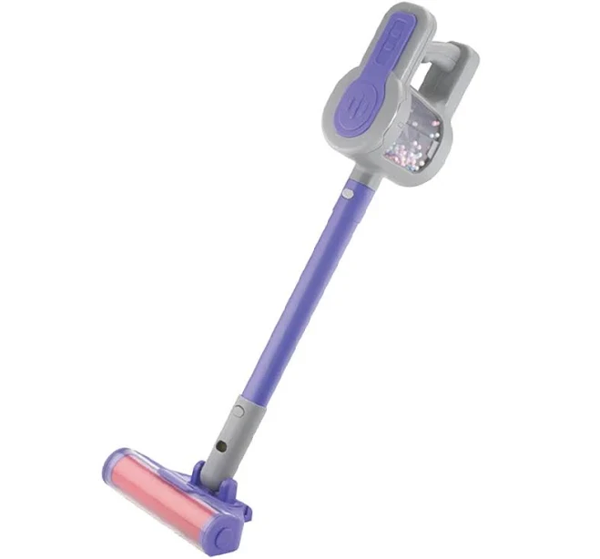 Kids Toy Vacuum Cleaner for Ages 3+ – Battery-Powered Pretend Play Vacuum with Realistic Sounds,