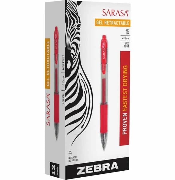 Zebra Sarasa Dry Gel X20 Gel Pen Retractable Medium 0.7 mm