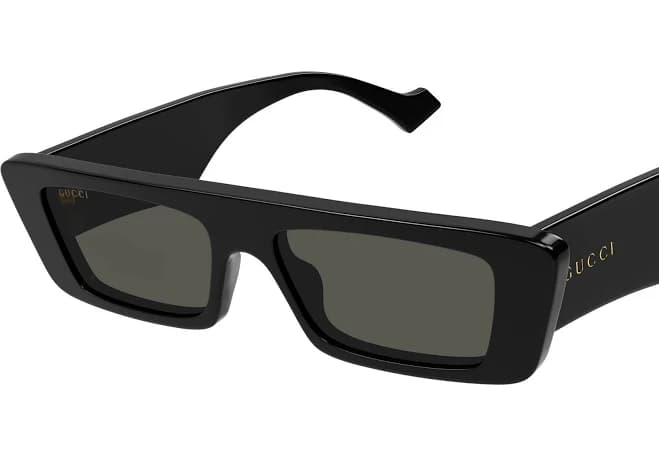 Gucci Men's Rectangular Acetate Sunglasses