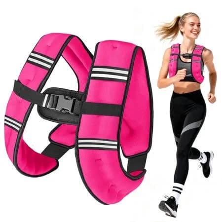 Pink 8 lb Weight Vest
