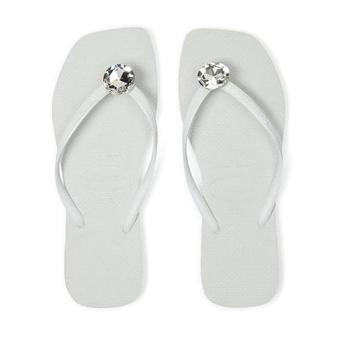 Havaianas Women's Slim Square Centenary Diamond Flip Flops