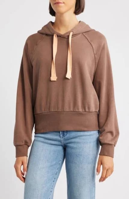 City Blues Women's Crop Cotton Hoodie