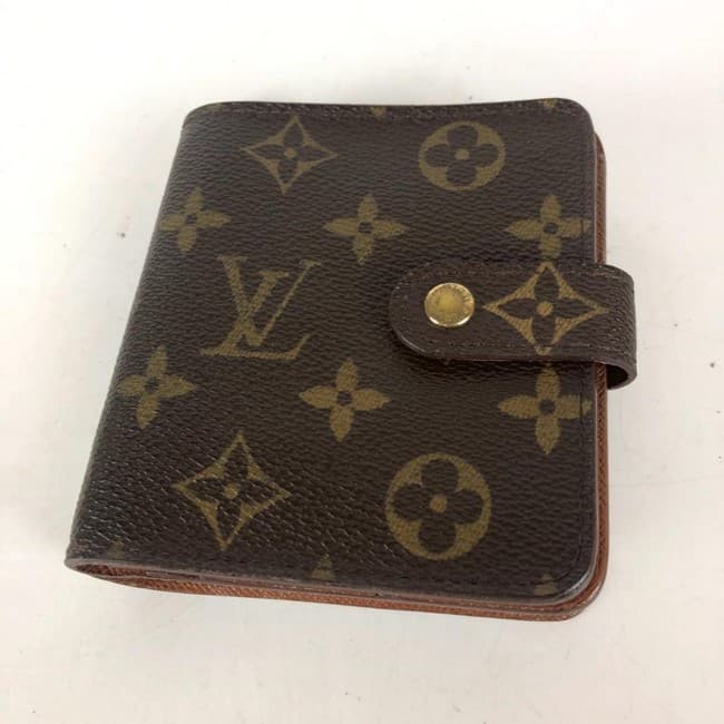 Louis Vuitton Monogram Canvas Compact Zip Wallet