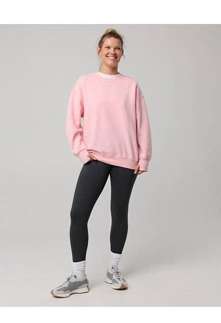 OFFLINE By Aerie Cloud Fleece Oversized Crewneck Sweatshirt Women's