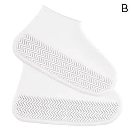 Eirzngxq Waterproof Shoe Cover, Rain Shoe Cover, Reusable Dustproof Silicone Overshoes Rain Protectors, Rain Cover Overshoes Protectors for Shoes H3j4