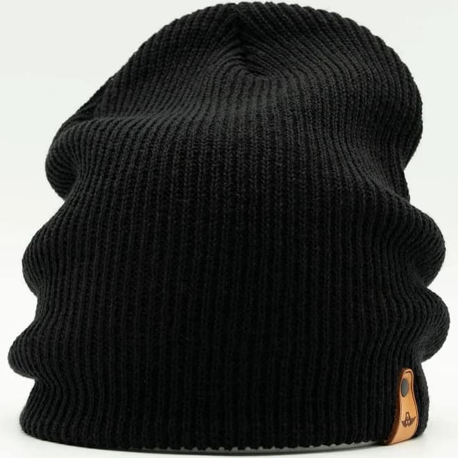 Richardson 147 Slouch Leather Patch Beanie