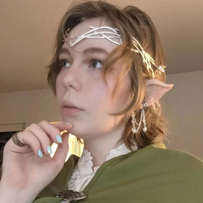 Kbraveo 3 Pairs Latex Soft Elf Ear Fake Ears Ear Tips for Halloween Cosplay Costumes Themed Party Accessories