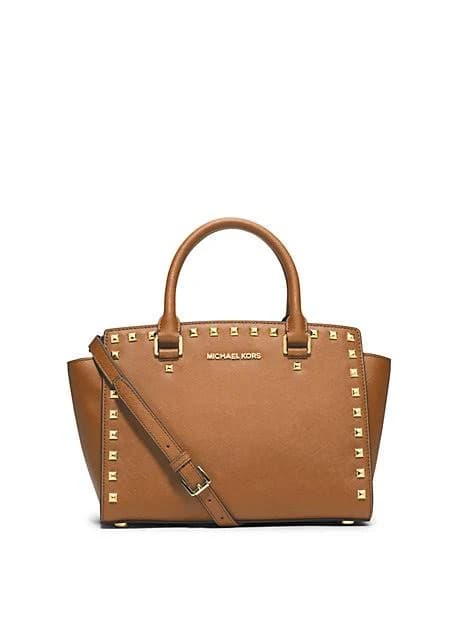 Michael Kors Bags Nwt Michael Kors Selma Stud Leather Satchel