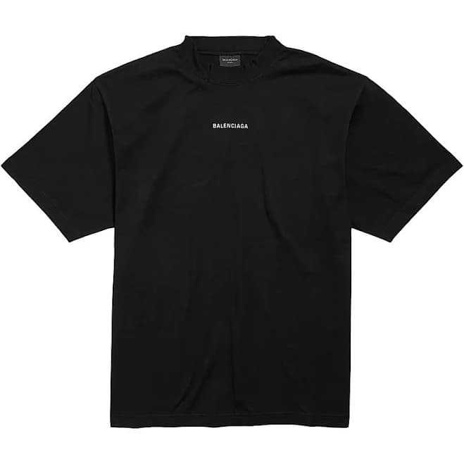 Balenciaga Men's Back Medium Fit T-Shirt