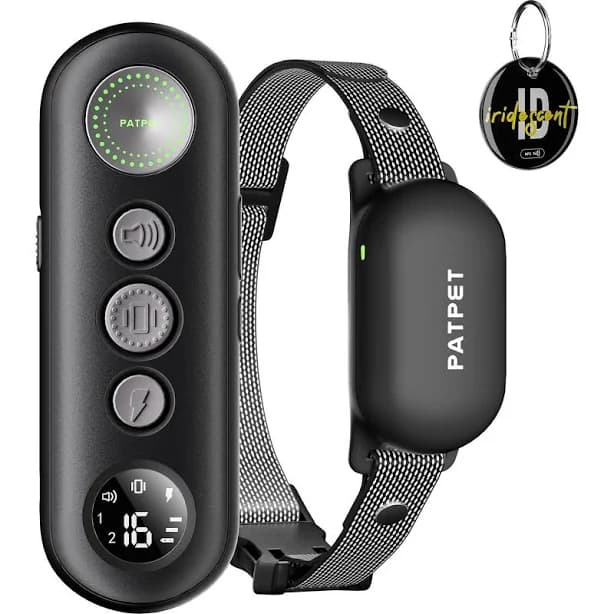 Patpet P680 Bark Control Remote Dog Training Shock Collar for Large Dogs