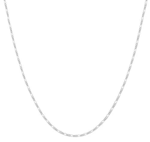 925 Sterling Silver Figaro Necklace
