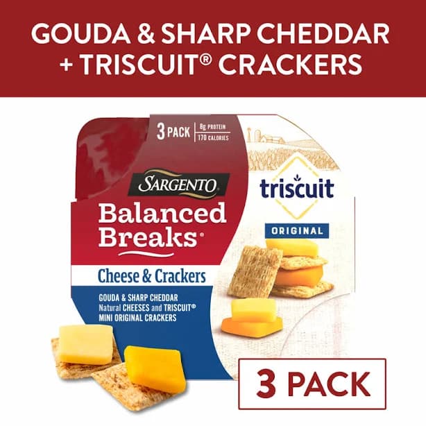 Sargento Balanced Breaks Cheese & Crackers