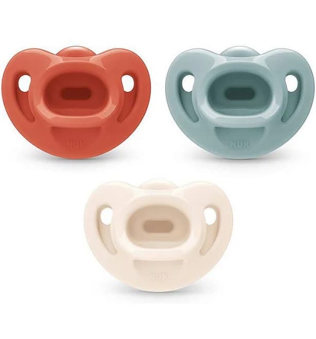 NUK Comfy Silicone Pacifier 3-Pack