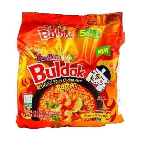 Haul Samyang Tom Yum Buldak Chicken Flavor Thai-Style Spicy and Sour Ramen Soup