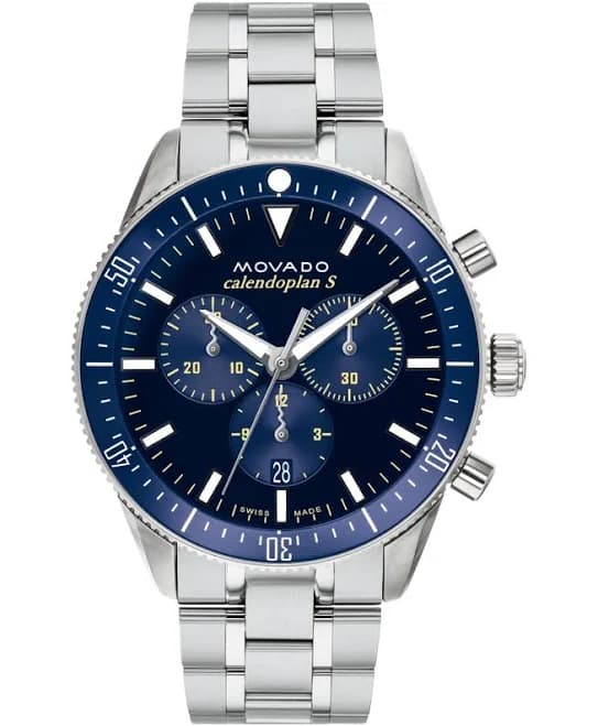 Movado Men's Heritage Qtz Chrono Watch