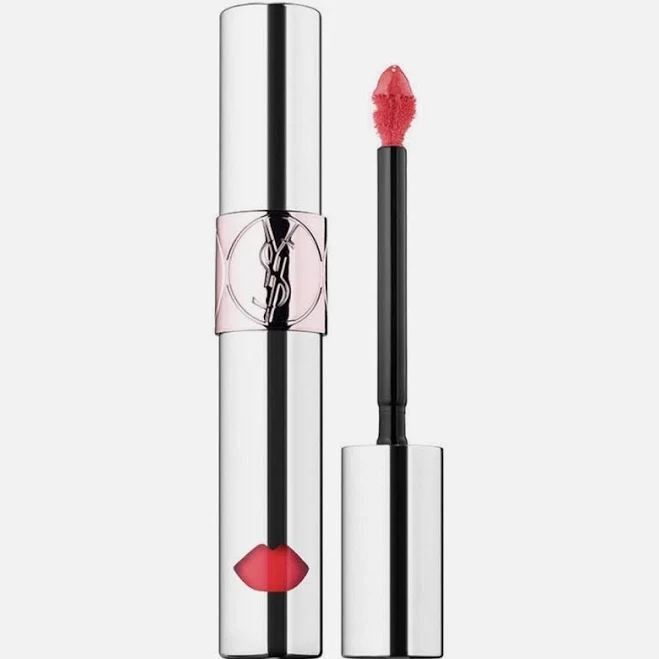 Yves Saint Laurent Volupte Liquid Colour Balm, Undress Me Coral, 0.20oz Tinted Lip Balm