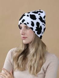 Camo Beanie Hat for Men Women Giraffe Cow Print Leopard Cheetah Print Gifts Knit Hat Funny Animal Themed Stuff Lover Gifts, Cheetah Print, One Size : Amazon.sg: Fashion