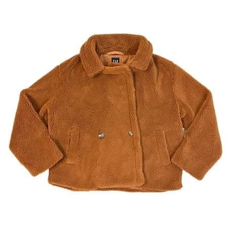 Gap Women's Double Breasted Sherpa Jacket