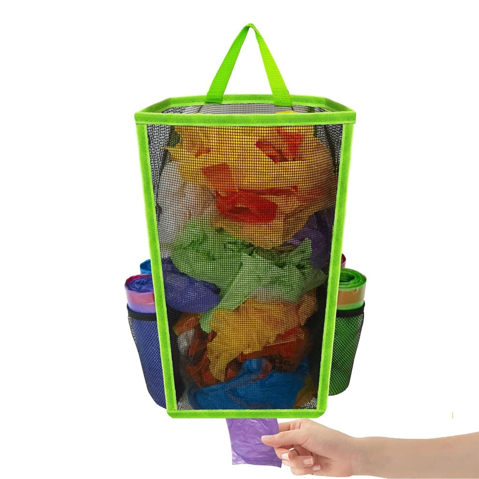 Amazon.com: Generic Mesh Grocery Bag Holder for Home Organization, Green: Home & Kitchen