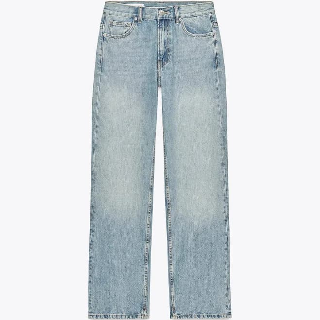 Zara Trf Low Rise Straight Jeans Women