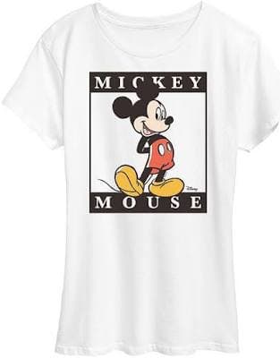 Disney's Mickey Mouse Type Block Graphic Tee