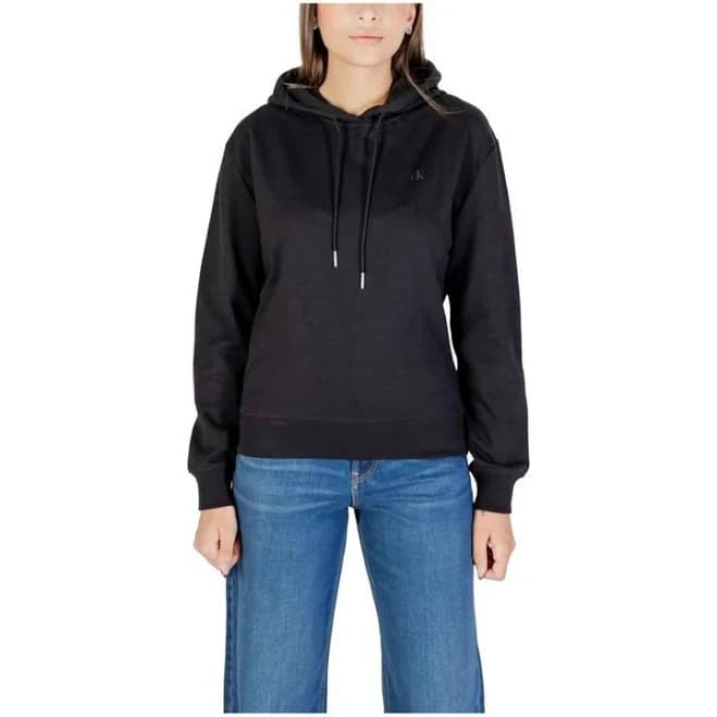 Calvin Klein Women's Cotton Terry Monogram Hoodie