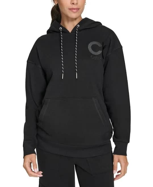 Calvin Klein Women's Eco Fleece Pullover Hoodie