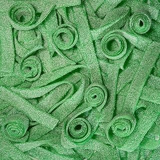 Smarty Stop Sour Gummy candy Strips (Green Apple, 1 Pound)