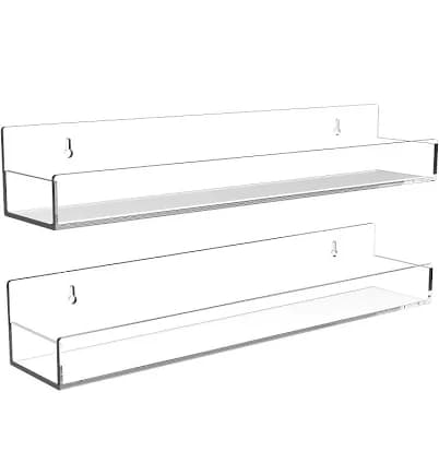 Acrylic Spice Rack Wall Mount