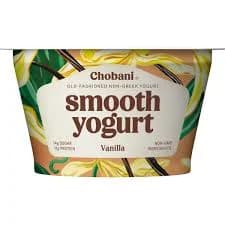 Chobani Non-Greek Smooth Yogurt Vanilla