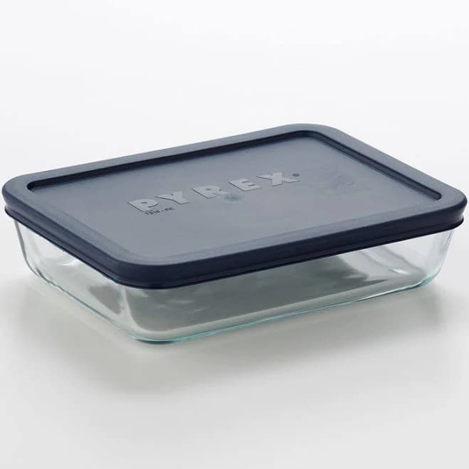 Pyrex Simply Store Plus 3-Cup Rectangular Glass Covered Dish