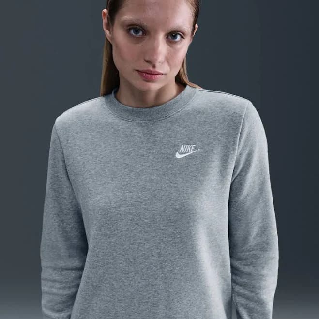 Nike Women's Sportswear Club Fleece Crew-Neck Sweatshirt