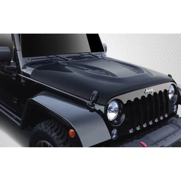 Carbon Creations Power Dome Hood for Jeep Wrangler