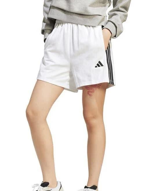 adidas Women's Essentials 3-Stripes Cotton Shorts