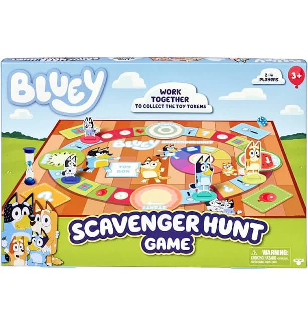 Bluey Scavenger Hunt Board Game