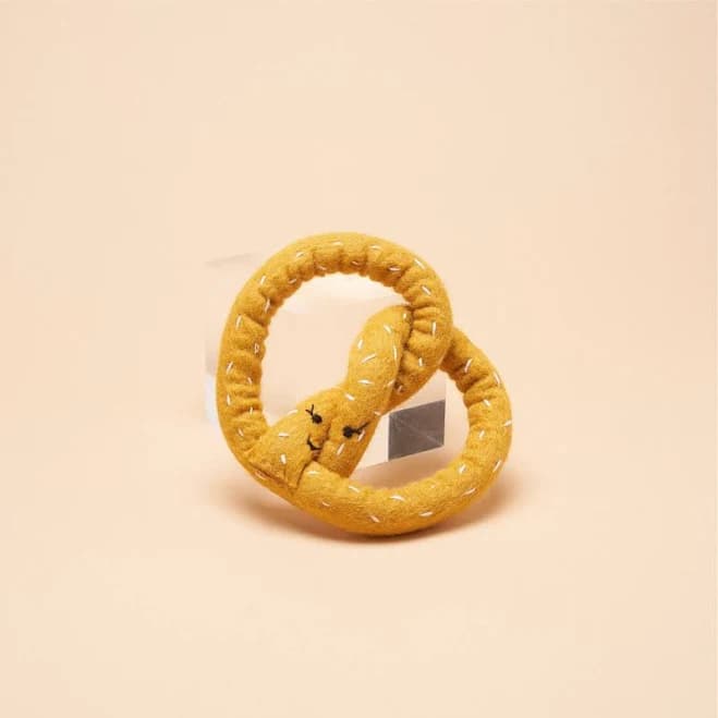 Handrolled Pretzel Toy: Brown