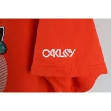Oakley | Shirts | Oakley Mens Large Spell Out Frogskins Sunglasses Short Sleeve Tshirt Orange | Poshmark