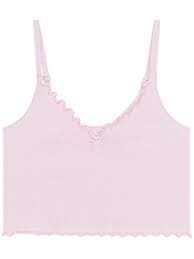No Boundaries Ruffle Women's Cami Bralette XS-3XL, Triangle No Cups, Moderate Coverage - Walmart.com