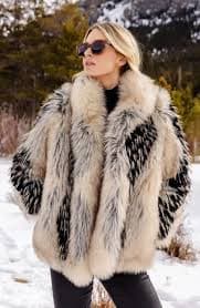 Fabulous Furs Faux Fur Coat - Ivory Fox | Editorialist