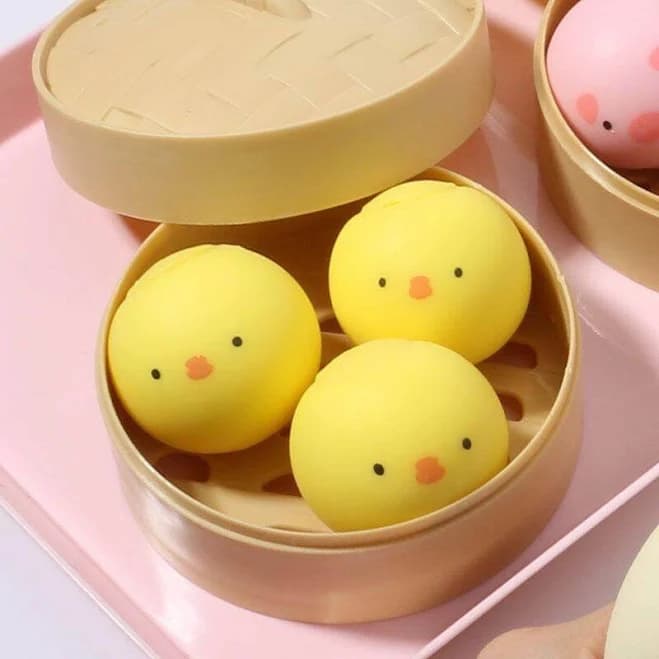 Stress Relief Steamed Bao Plushie