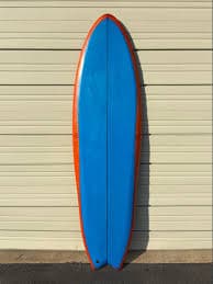 Ryan Burch | 6'2” Cuttle Fish Blue and Orange Surfboard (USED)