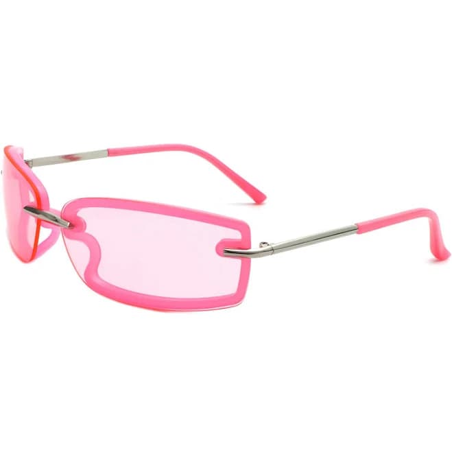 Thalyn Rectangle Sleek Tinted Sunglasses