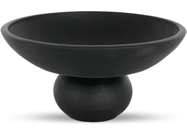 Black Terracotta Decorative Bowl