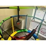 65" Toddler Trampoline for Kids with Basketball Hoop, SHINPT Indoor Outdoor Kids Trampoline with Enclosure Net, Basketball, Small Trampoline Gift for Boys Girls, Mini Trampoline for Kids - Walmart.com