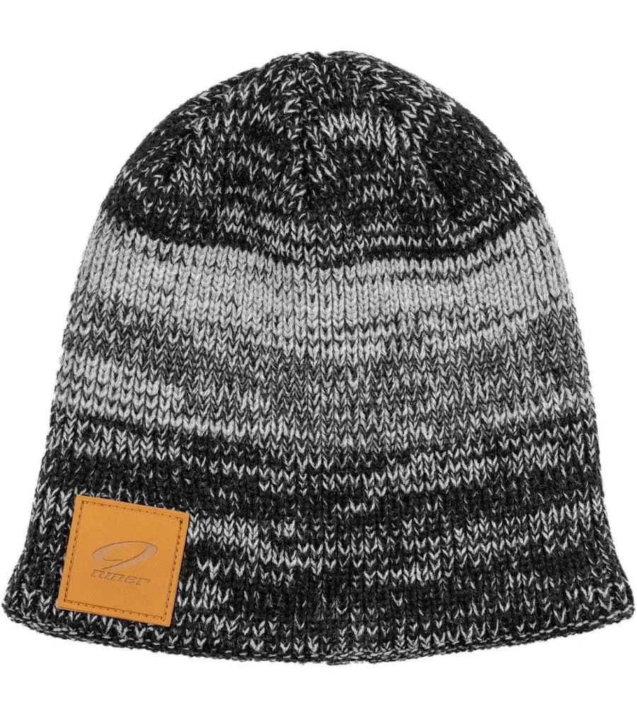 NINER Knit Beanie with Leather Patch Logo