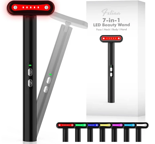 Fxtiaa Led-Light-Therapy Face Skincare Wand